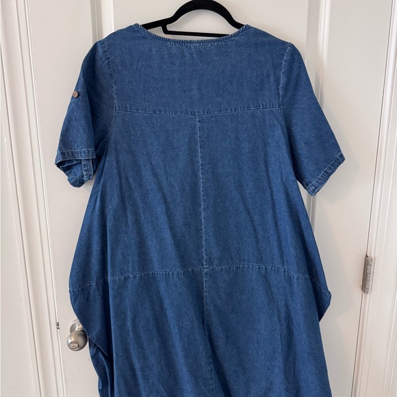 Amazon Blue Denim Tunic Dress - Picture 5 of 16